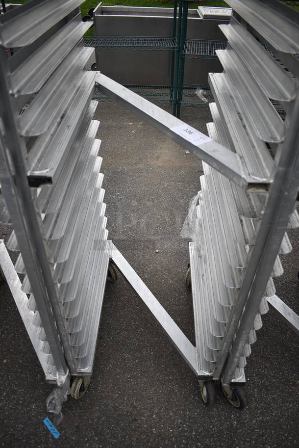 Metal Commercial Pan Transport Rack on Commercial Casters. 20.5x26x69.5 - Image 3 of 3