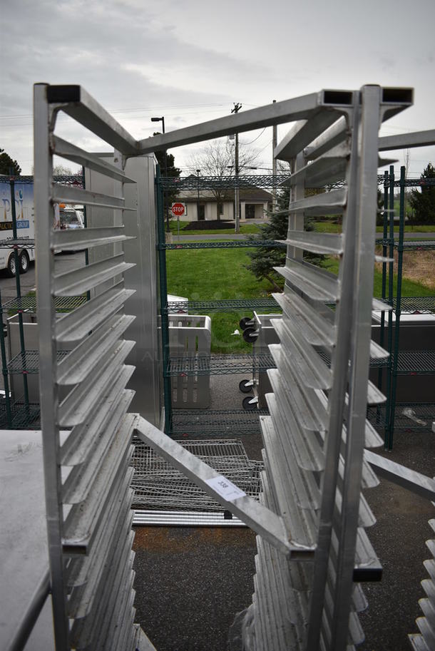Metal Commercial Pan Transport Rack on Commercial Casters. 20.5x26x69.5 - Image 2 of 3