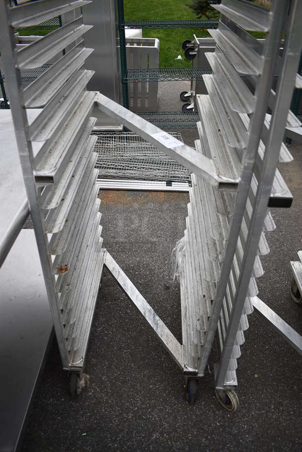 Metal Commercial Pan Transport Rack on Commercial Casters. 20.5x26x69.5 - Image 3 of 3