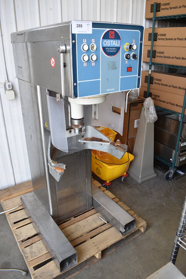 AMAZING! 2002 Polin Model PL35HD Stainless Steel Commercial Floor Style Planetary Mixer. 220 Volts. 28x36x61