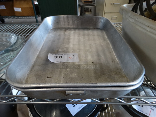 2 Metal Baking Pans. 12x18x2. 2 Times Your Bid!