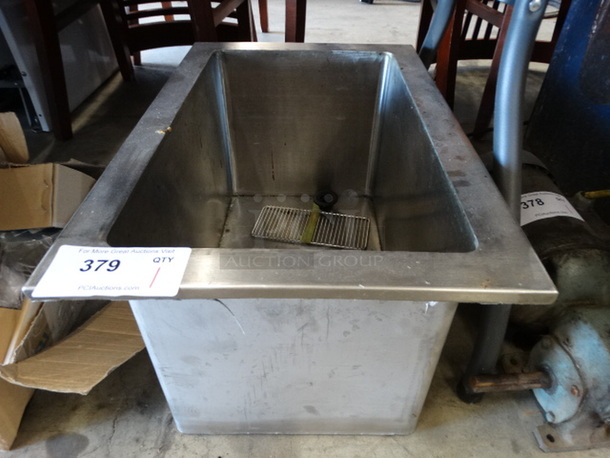 Stainless Steel Commercial Ice Bin. 15x23x12