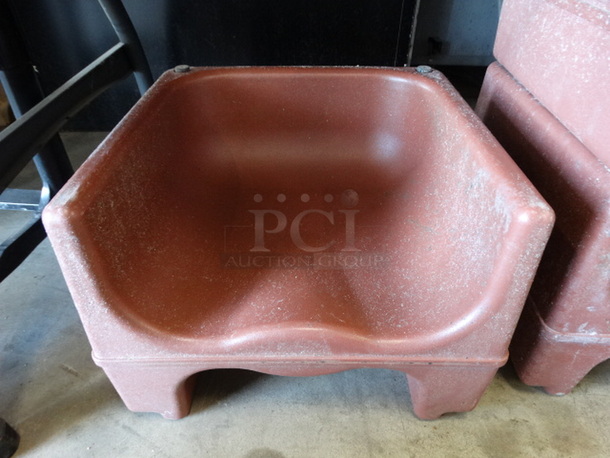 2 Poly Booster Seats. 13x12x9.5. 2 Times Your Bid! 