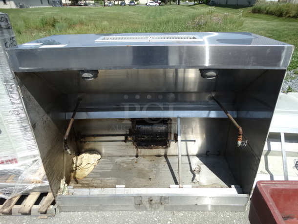 WOW! 5' Stainless Steel Commercial Grease Hood. 60x54x26