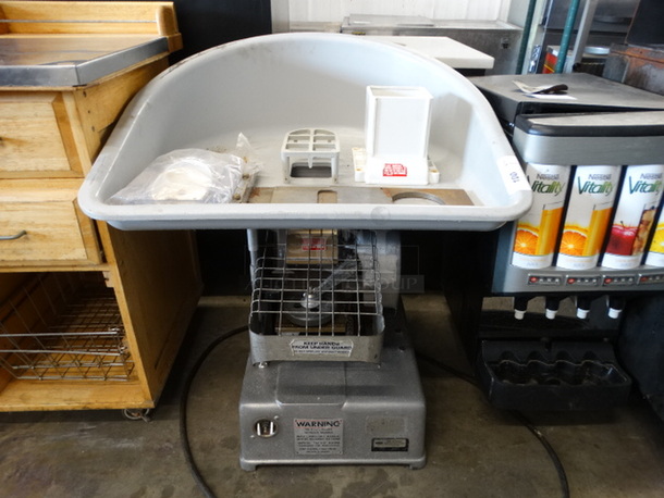 FANTASTIC! Hollymatic Model 54 Metal Commercial Countertop Food Portioning Patty Former Machine. 29x31x35. Tested and Working!