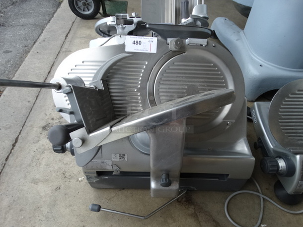 WOW! Hobart Model 2912 Stainless Steel Commercial Countertop Automatic Meat Slicer. 120 Volts, 1 Phase. 30x25x29. Tested and Working!