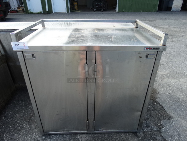 Stainless Steel Commercial Cabinet. 40x25x38.5