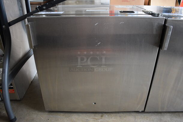 NICE! Summit Model FFAR-2L Stainless Steel Commercial Single Door Cooler. 115 Volts, 1 Phase. 20x20x20. Tested and Working!