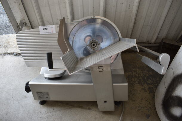 NICE! Bizerba Model SE12US Stainless Steel Commercial Countertop Meat Slicer. 120 Volts, 1 Phase. 30x24x23. Tested and Does Not Power On