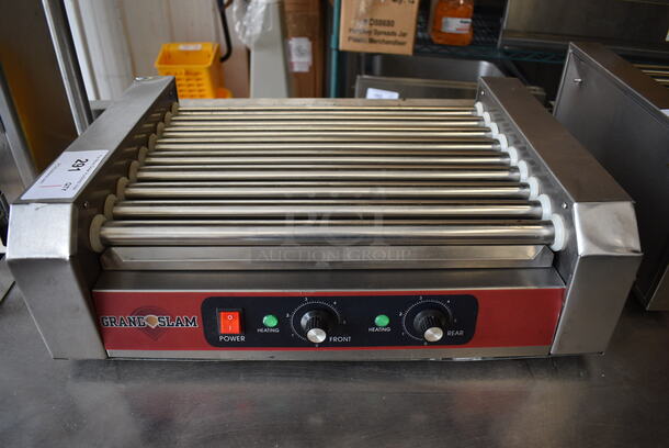 NICE! Carnival King Model 177HDRG24 Stainless Steel Commercial Countertop Hot Dog Roller. 110 Volts, 1 Phase. 23x16x8. Tested and Working!