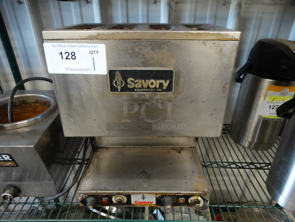 Savory Stainless Steel Countertop 4 Slot Toaster. 12.5x9x16