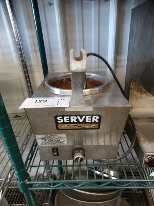 Server Stainless Steel Commercial Countertop Food Warmer. 8.5x15x12. Tested and Working!