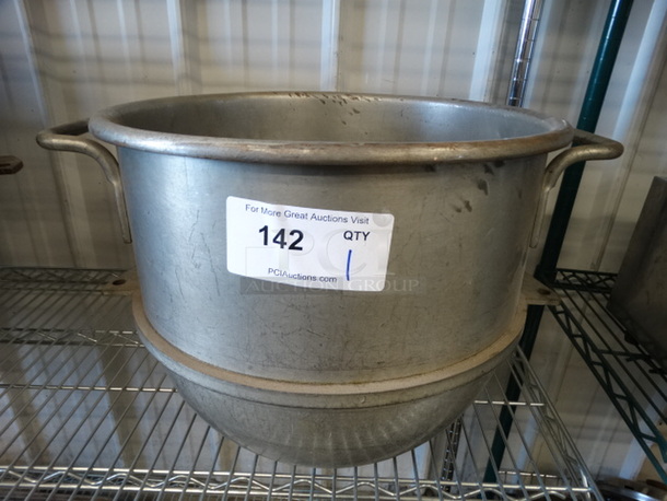 Hobart Metal Commercial Mixing Bowl. Appears To Be a 30 Quart. 19x15.5x13