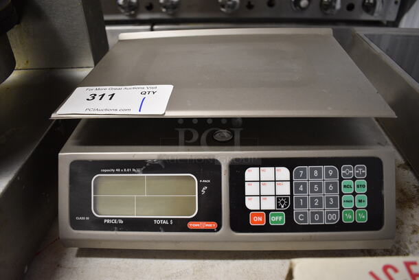 Torrey Model L-PC 40L Countertop Food Portioning Scale. 12x11.5x5. Cannot Test Due To Missing Power Cord