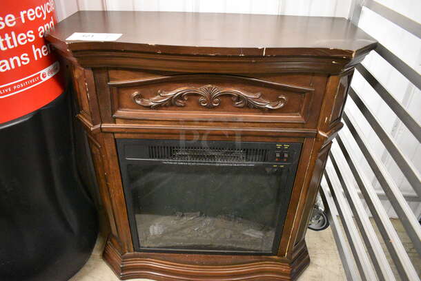 Febo Flame Model ZHS-18-A Electric Powered Fireplace. 28x12x30.5