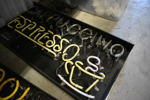 Neon Light Up Cappuccino Espresso Sign. See Picture For Broken 