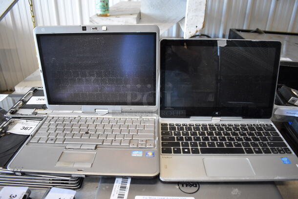 2 HP Elitebook Laptops. Includes 11.5