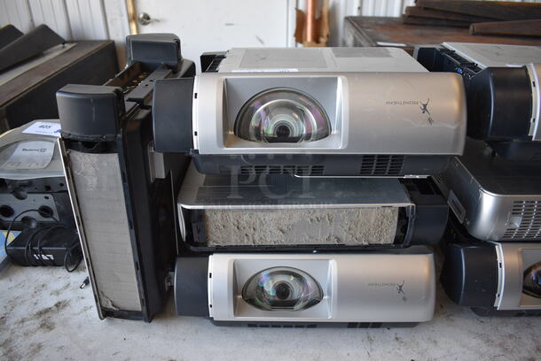 4 Promethean Model PRM-30 Projectors. 100-240 Volts, 1 Phase. 17x16x5. 4 Times Your Bid!