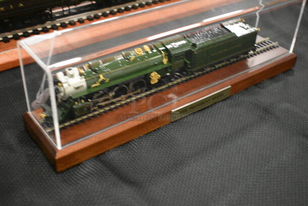 AMAZING! The President Adams Model Train In Display Case! 15x3.5x5 - Image 3 of 6