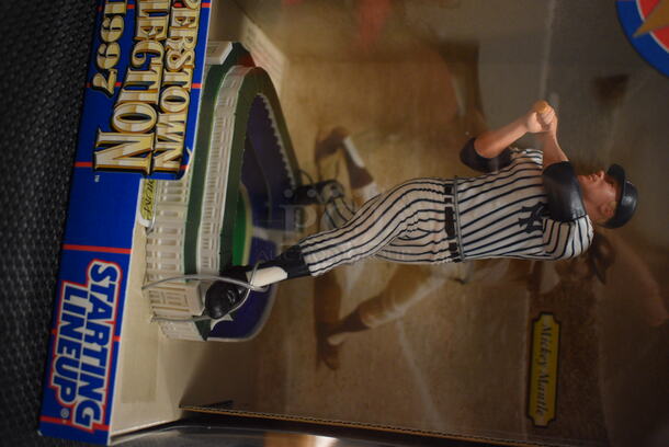 BRAND NEW IN BOX! Cooperstown Collection 1997 Starting Lineup Mickey Mantle Figurine!  - Image 3 of 6