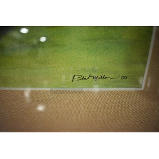 ONE OF A KIND! Painting Of Blackford Development Office In Customer Frame. Signed by Artist. 28x1x34 - Image 4 of 7