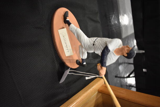 LIMITED EDITION! Joe DiMaggio Autographed Figurine! 347/2214. - Image 1 of 5