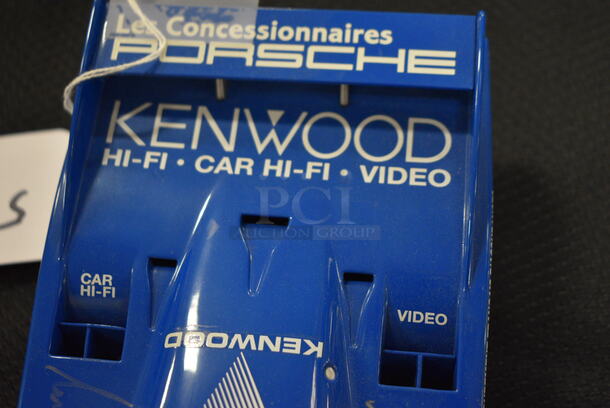 COOL! Kenwood 1/18 Scale Model Porsche 956 Racing Car Autographed By Mario and Michael Andretti! - Image 5 of 8