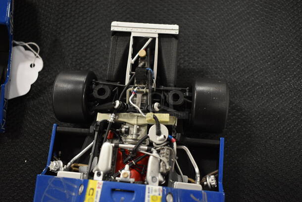 COOL! Kenwood 1/18 Scale Model Porsche 956 Racing Car Autographed By Mario and Michael Andretti! - Image 7 of 8