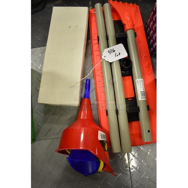 ALL IN ONE MONEY! Includes Utility Funnels and Ice Scrapper! - Image 1 of 5