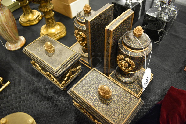 Lot Of Hand Painted Decorative Wall Art and Boxes. All In One Money! - Image 2 of 6