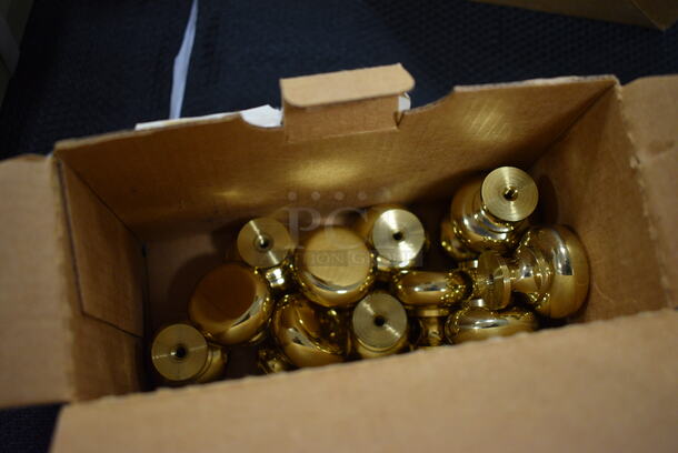 3 Boxes of Gold Colored Knobs! 3x Your Bid! - Image 2 of 3
