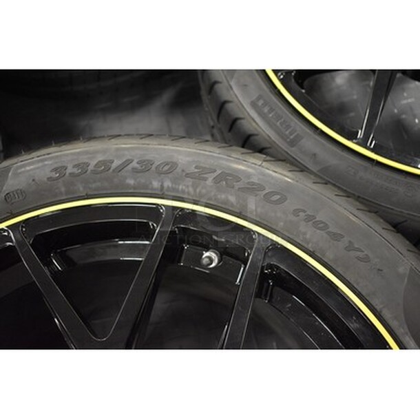 4 ONLY USED ONCE! Lamborghini Aventador Rims Iperione Staggered Wheel Set For 20in and 19in Rims! 4x Your Bid! - Image 4 of 7