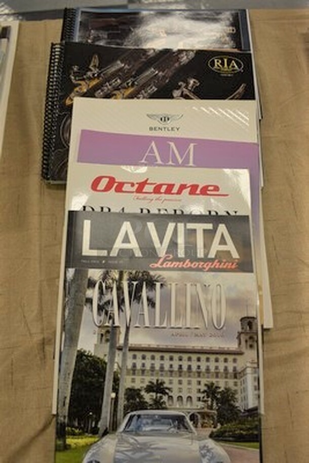 ALL IN ONE MONEY! Lot of Magazines Including La Vita, Bentley, Octane, and More!