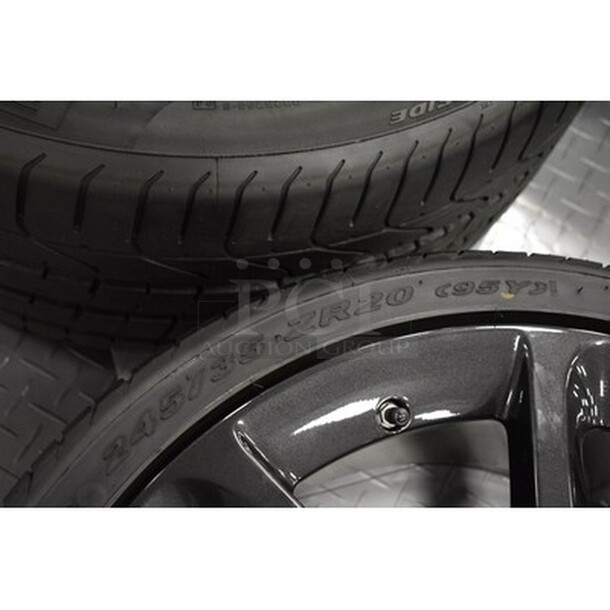 4 ONLY USED ONCE! Maserati Granturismo Rims With Staggered Wheel Set For 20in and 19in Rims! 4x Your Bid! - Image 9 of 10
