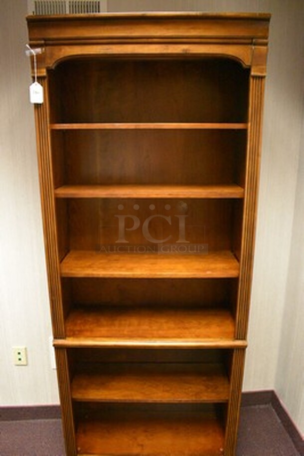 AWESOME! Hooker Furniture Home Office Brookhaven Tall Bookcase. 32x14x78 - Image 1 of 6