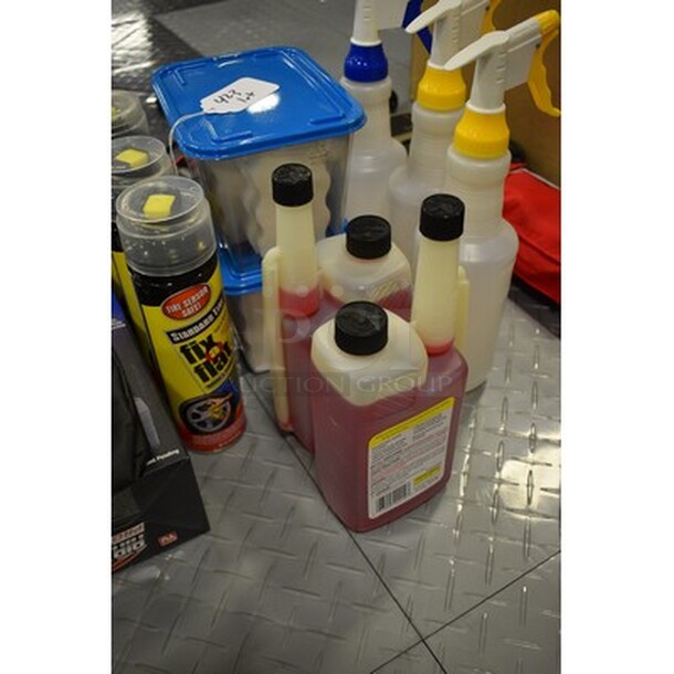 ALL IN ONE MONEY! Includes Cans Of Fix-a-Flat, Sponges, Spray Bottles, Bottles of Fuel Stabilizer, and More! - Image 3 of 7
