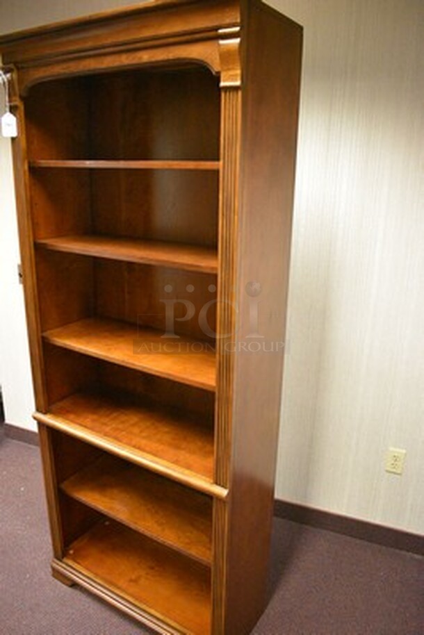 AWESOME! Hooker Furniture Home Office Brookhaven Tall Bookcase. 32x14x78 - Image 3 of 6