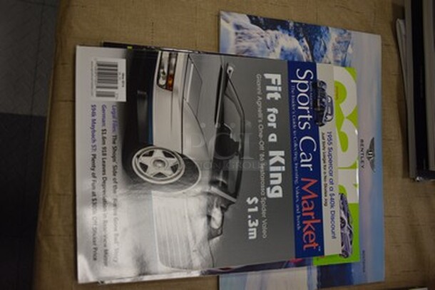 ALL IN ONE MONEY! Lot of Magazines Including Lamborghini, Sports Car Market, Bentley, and More! - Image 5 of 6