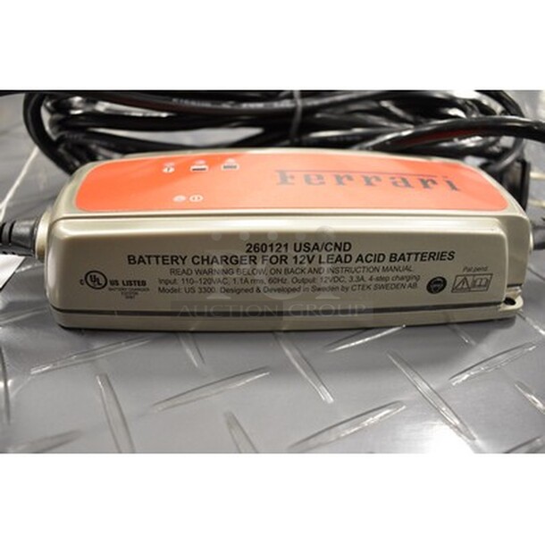 Ferrari Battery Charger! Model US 3300, 110-120V, 60Hz - Image 3 of 5