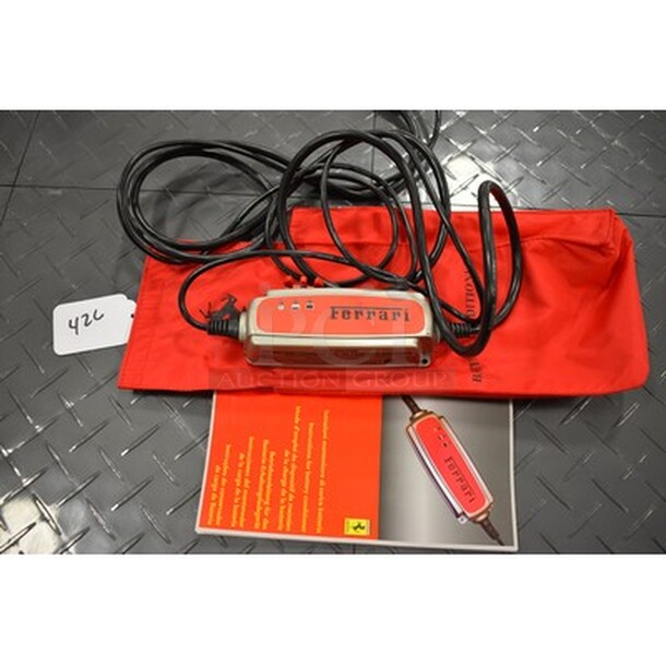 Ferrari Battery Charger With Manual and Carrying Bag ! Model US 3300, 110-120V, 60Hz