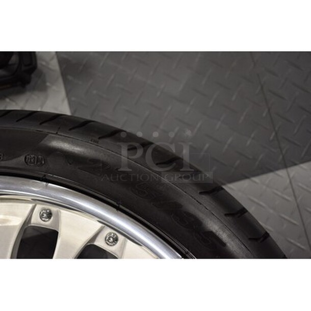 4 BARELY USED! Bentley GT Tires With Aluminum Rims For 21in Rims. Comes With Box of Lugs. 4x Your Bid! - Image 8 of 10
