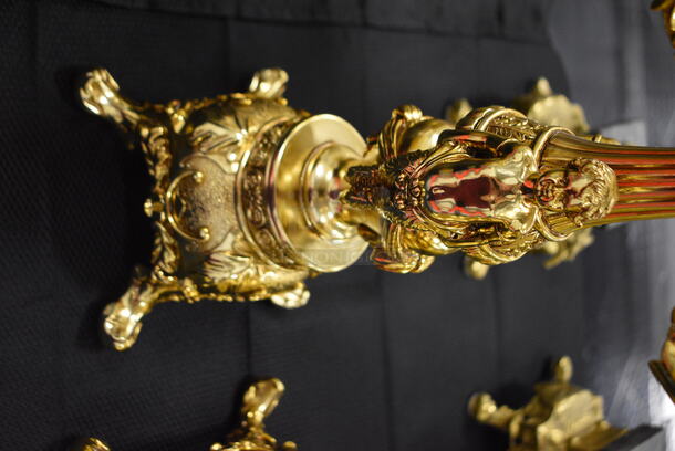ASTONISHING! Design Toscano Chateau Beaumont Candelabra Ensemble.8x8x20. 2x Your Bid! - Image 4 of 7