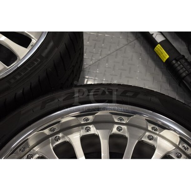 4 BARELY USED! Bentley GT Tires With Aluminum Rims For 21in Rims. Comes With Box of Lugs. 4x Your Bid! - Image 9 of 10