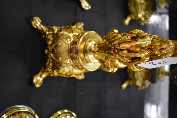 ASTONISHING! Design Toscano Chateau Beaumont Candelabra Ensemble.8x8x20. 2x Your Bid! - Image 6 of 7