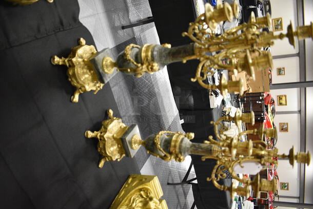 2 BEAUTIFUL Candelabras. 8x8x24. 2x Your Bid! - Image 3 of 7