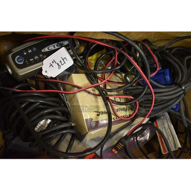 ALL IN ONE MONEY! Includes CTEK Battery Charger, Various Cords, and More! - Image 4 of 4