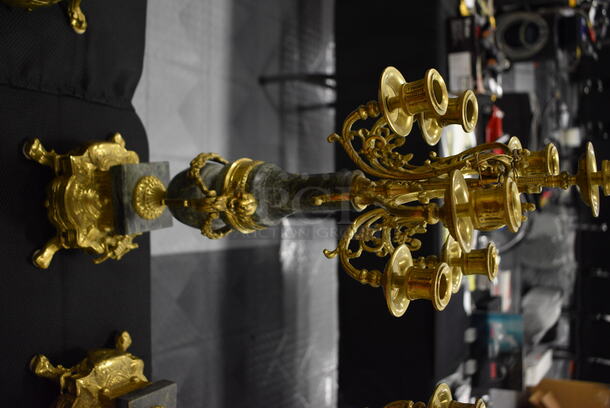 2 BEAUTIFUL Candelabras. 8x8x24. 2x Your Bid! - Image 4 of 7