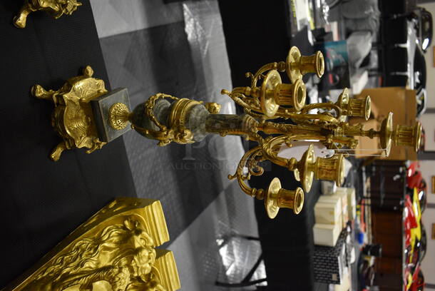 2 BEAUTIFUL Candelabras. 8x8x24. 2x Your Bid! - Image 5 of 7