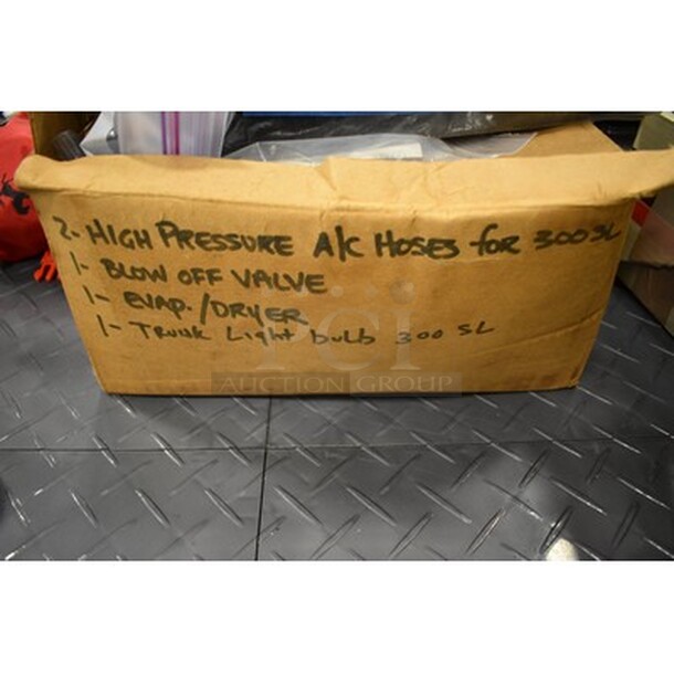 ALL IN ONE MONEY! Includes High Pressure A/C Hoses for Mercedes SL 300, Valves, Light Bulbs, Mercedes 500 SL Emblem, And More! - Image 3 of 5