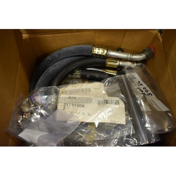 ALL IN ONE MONEY! Includes High Pressure A/C Hoses for Mercedes SL 300, Valves, Light Bulbs, Mercedes 500 SL Emblem, And More! - Image 4 of 5